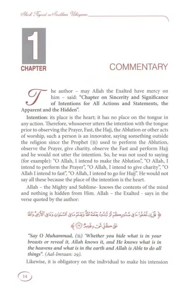 explanation of riyad us saliheen 6 vol set 2