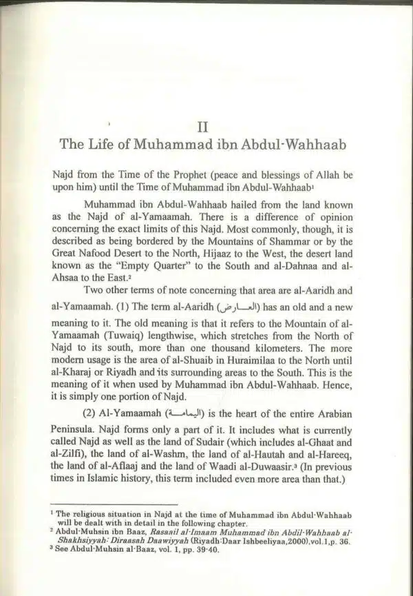 the life teachings influence of muhammad ibn abdul wahhaab 2