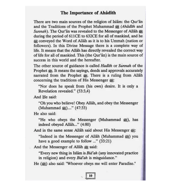 100 ahadith about islamic manners