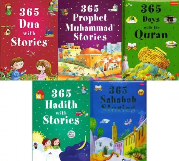 365 days story books for kids hard cover bundle 4