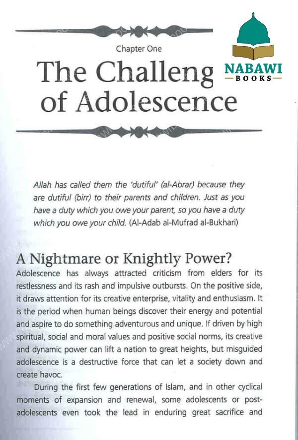 a guide to parenting in islam addressing adolescence