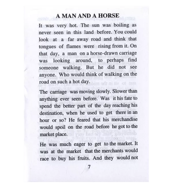 a man and a horse 2