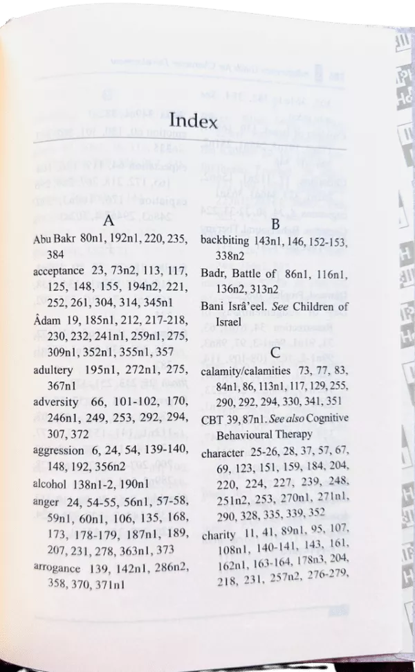 a reference guide for character development therapy from quran and sunnah 1 2