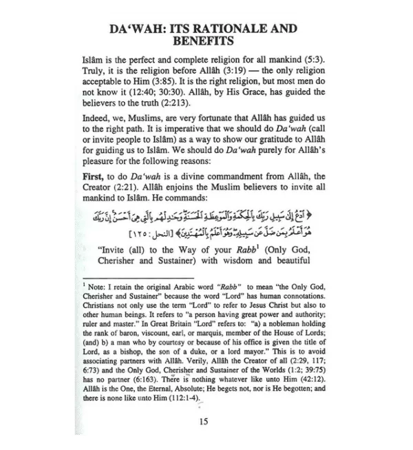 dawah according to the quran and the sunnah 2