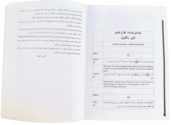 family members in holy quran verses english translation 5