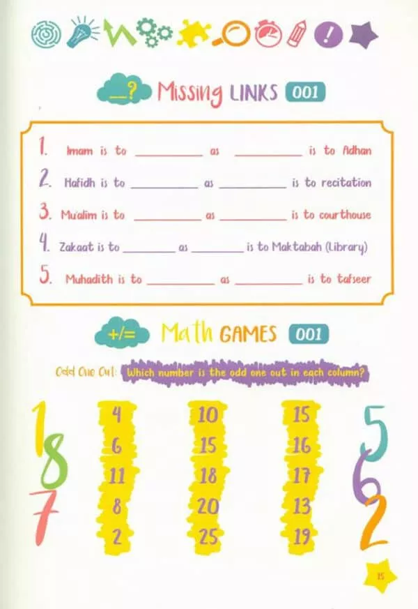 fun brain teasers for muslim kids