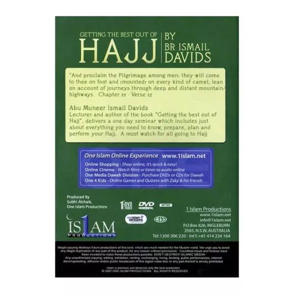 getting the best out of hajj dvd