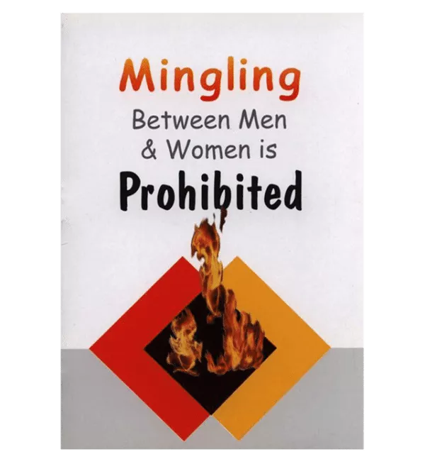 mingling between men and women is prohibited 3