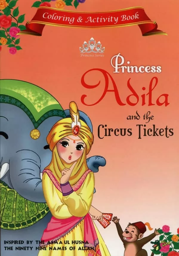 princess adila coloring and activity book 2