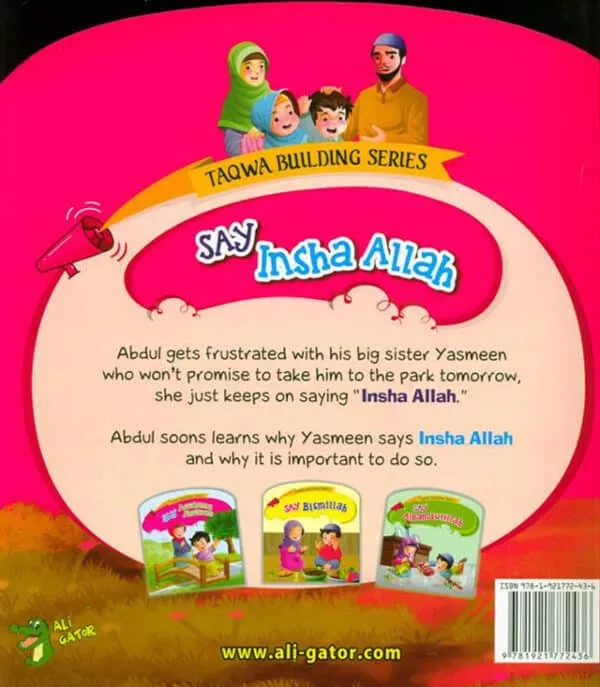 say insha allah taqwa building series