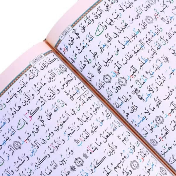 tajweed qur an colour coded arabic only large a3 size 3