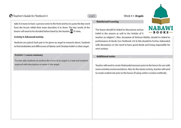 teachers guide for islamic studies book 4 learn about islam series 3