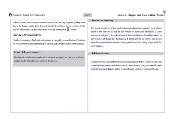 teachers guide for islamic studies book 4 learn about islam series 3