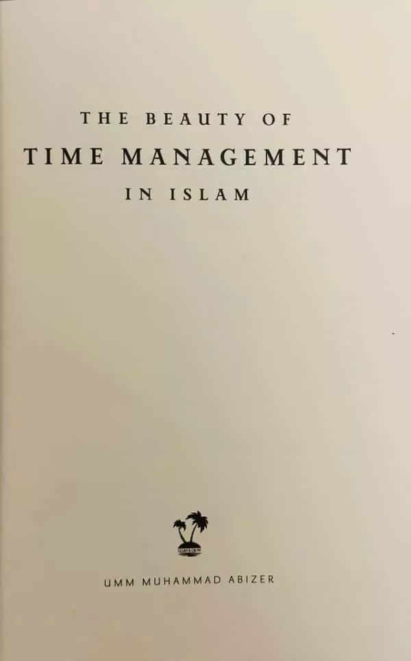 the beauty of time management in islam 6