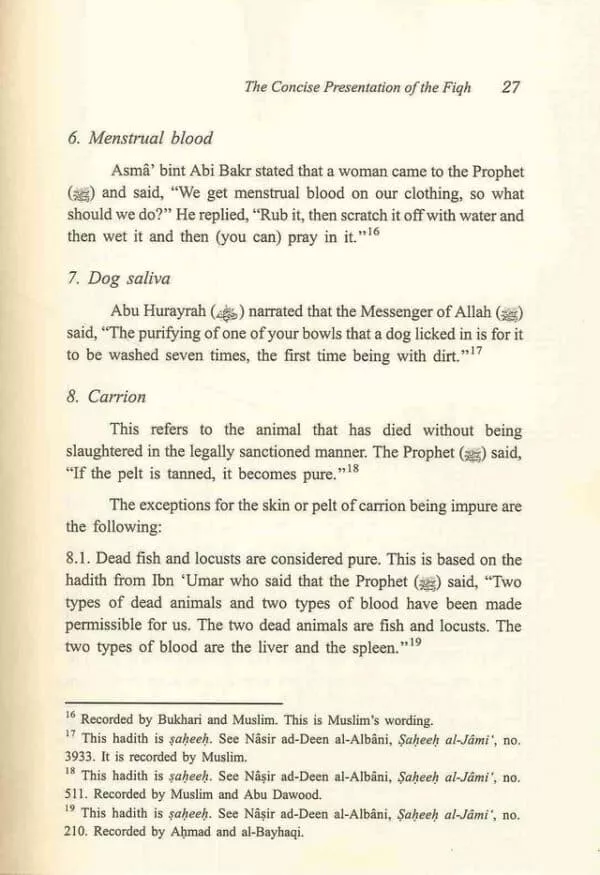 the concise presentation of the fiqh