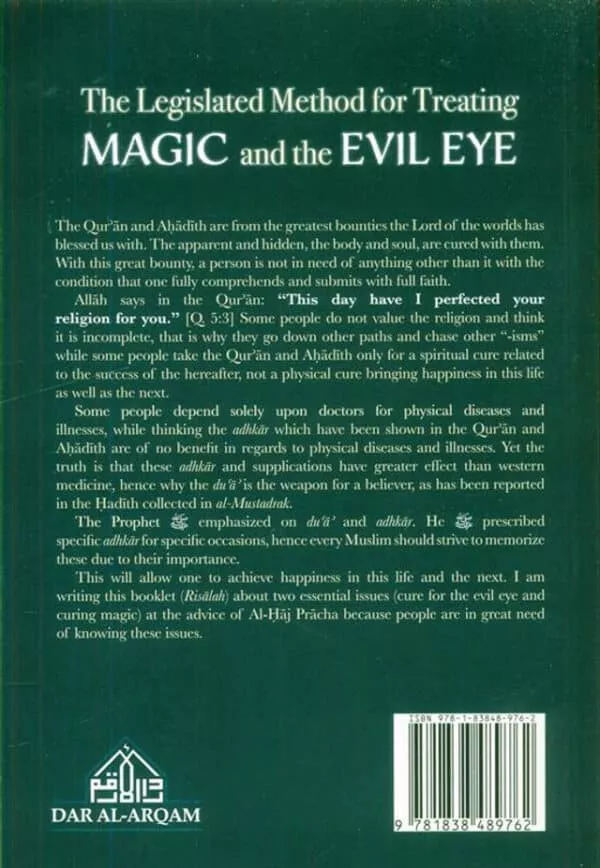 the legislated method for treating magic and the evil eye