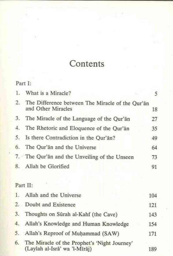 the miracles of the quran