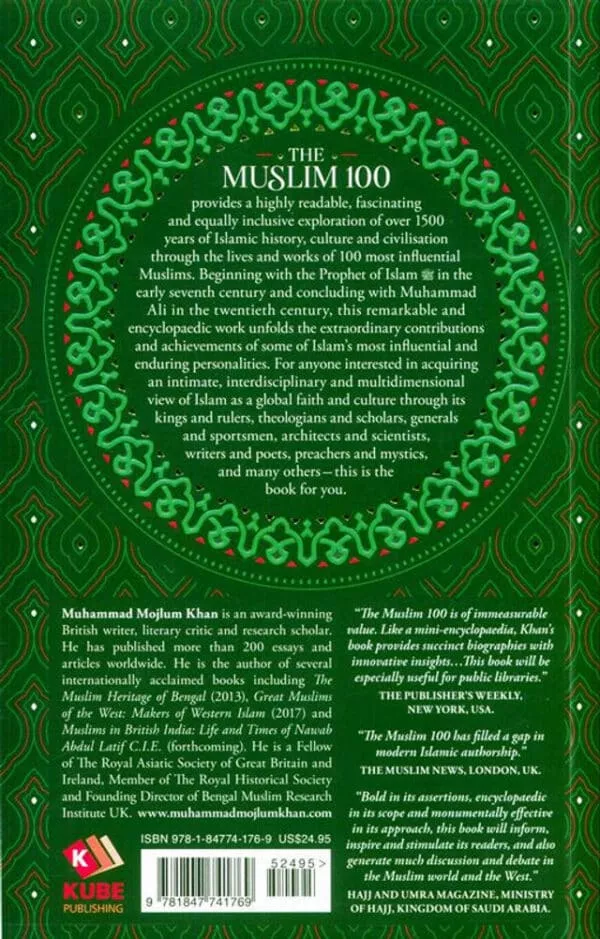 the muslim 100 the lives thoughts and achievements of the most influential muslims in history