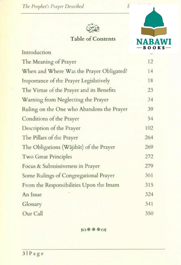 the prophets prayer described