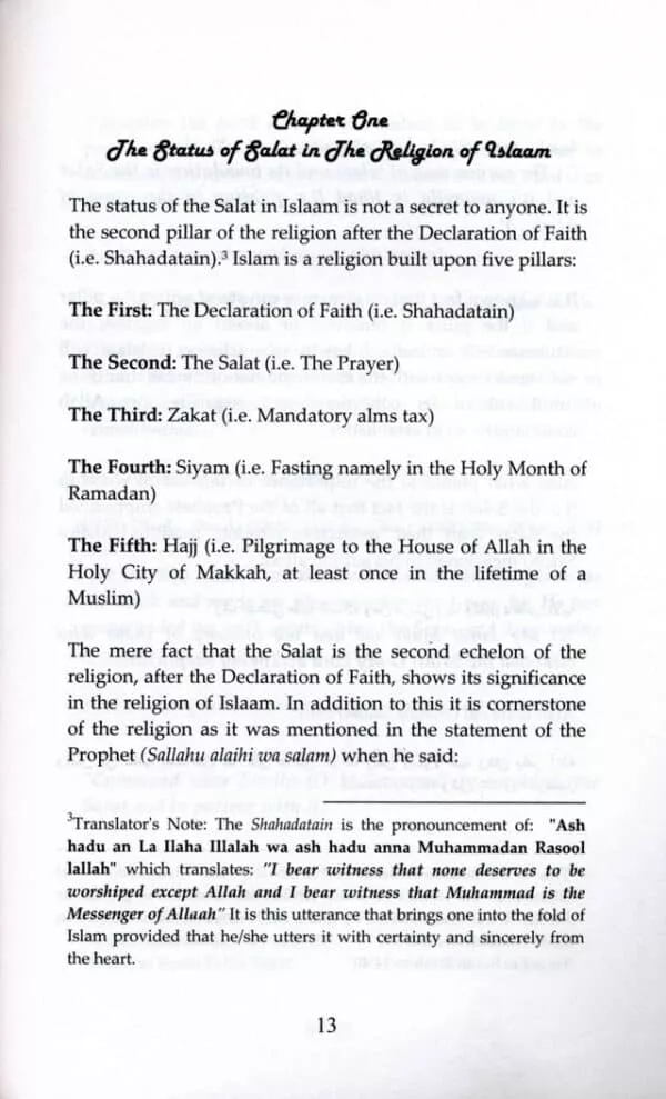 the virtues of salat prayer