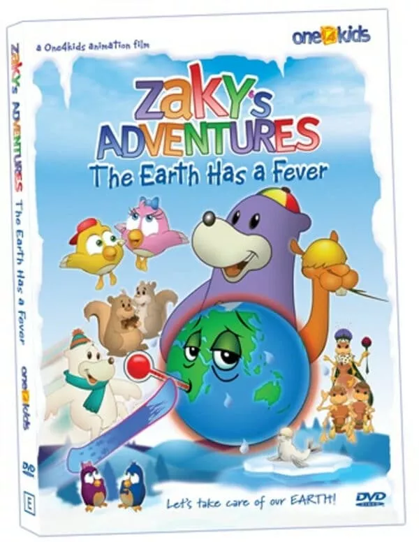 zaky adventures the earth has a fever dvd